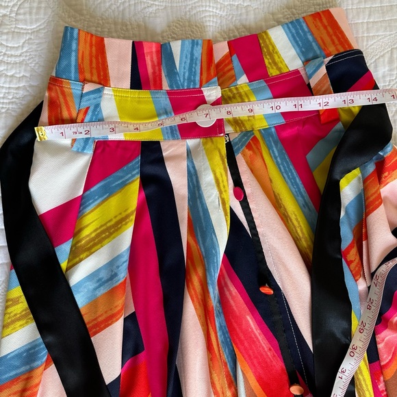 Gracia Pleated Maxi rich color shirt. Size S. - Picture 11 of 14